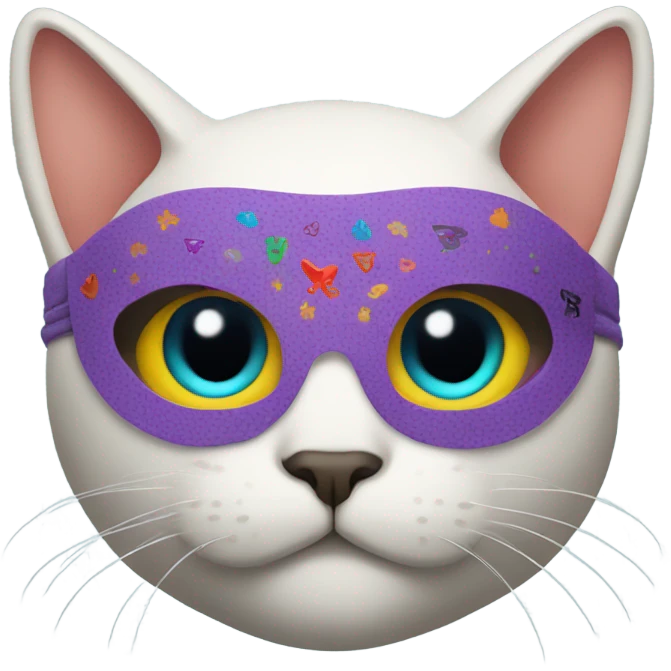 Cat wearing a mask  emoji