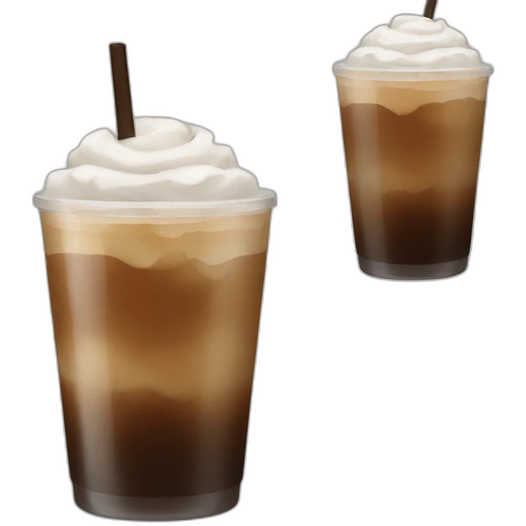 Cold coffee emoji