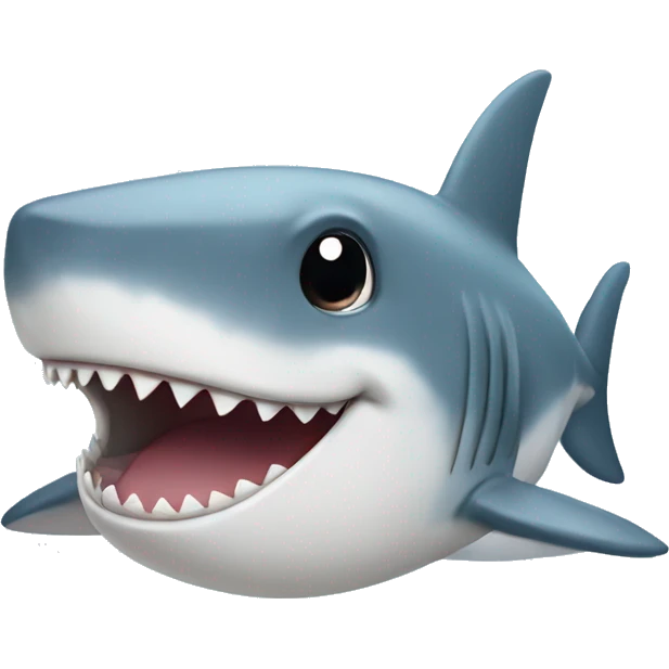 Cute shark emoji