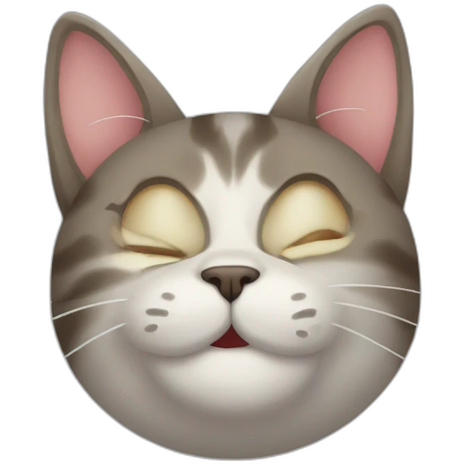 Drunk cat emoji