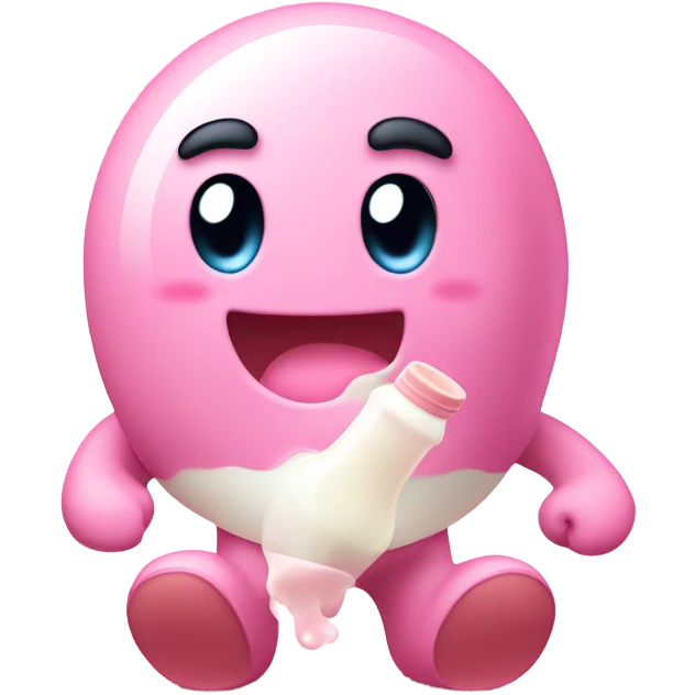 Kirby milk  emoji