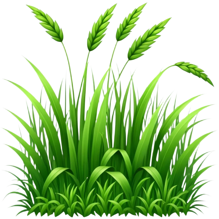 Tall green grass emoji