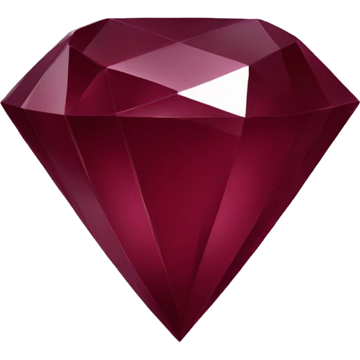 Burgundy diamond  emoji