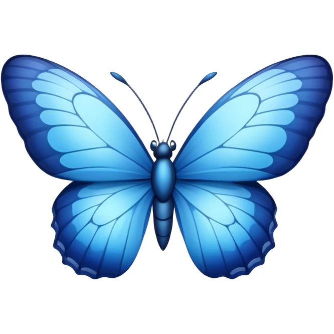 Mariposas azules  emoji