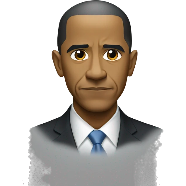 Barack Obama stare  emoji