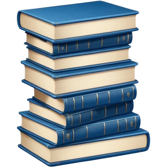 Blue books 📚  emoji