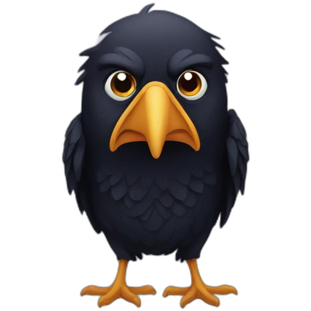 raven head emoji