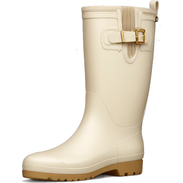 Burberry rain boots emoji