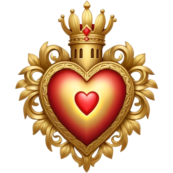 sacred heart emoji