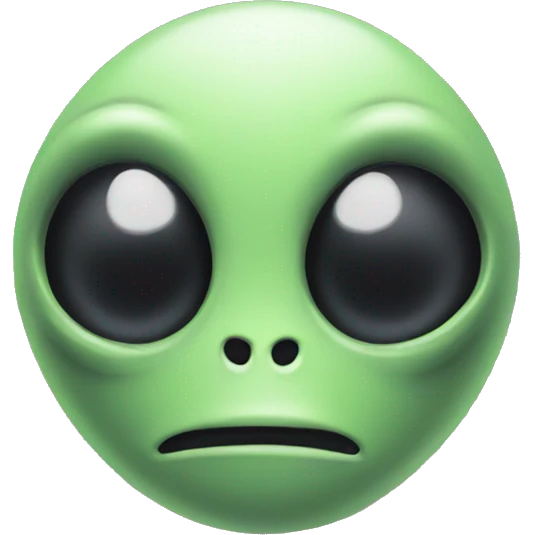 alien with crypto emoji