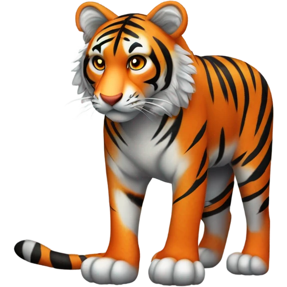 sad tiger emoji