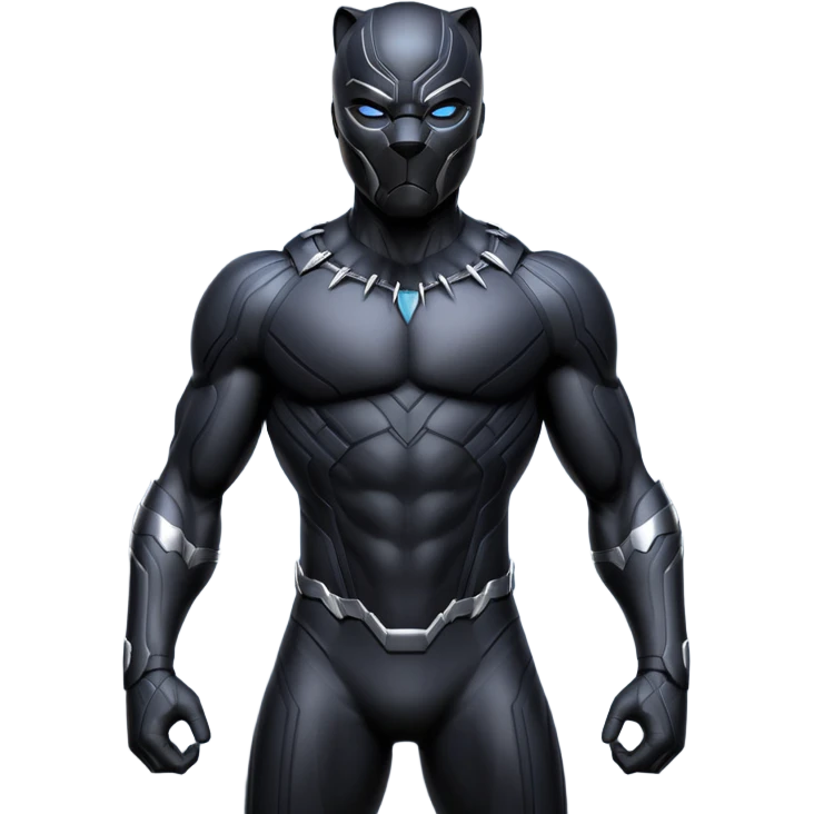 Black panther superhero  emoji