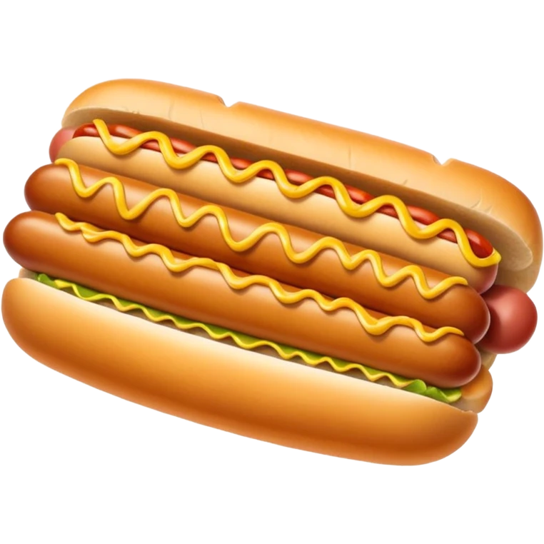 Hot dog emoji