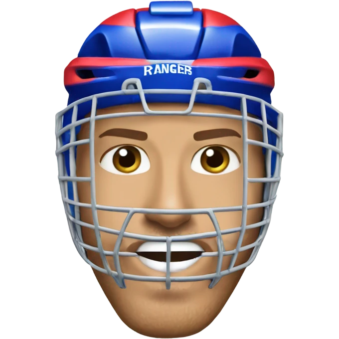 New York Rangers hockey goalie realistic emoji