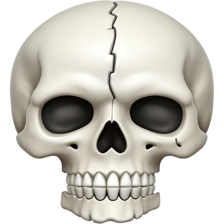Une tete de mort emoji