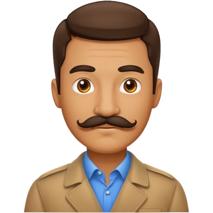 Man with mustache adolf  emoji