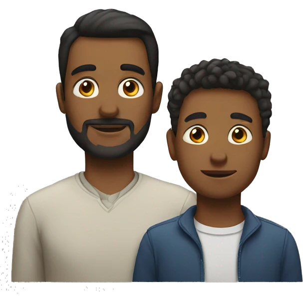 Son and father emoji