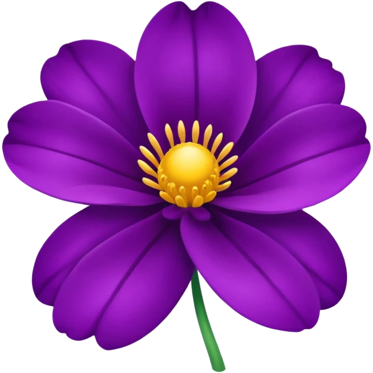 beautiful purple flower emoji