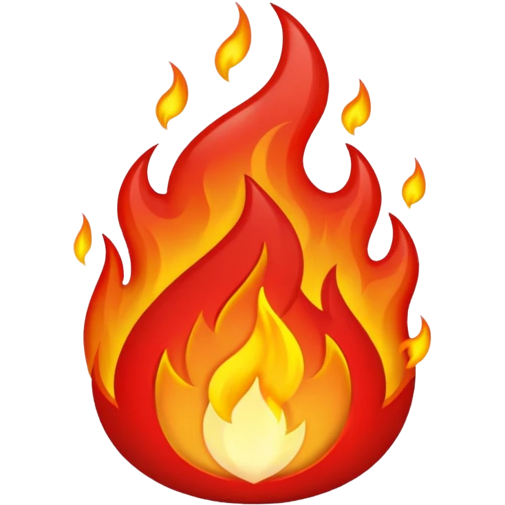RED Fire emoji