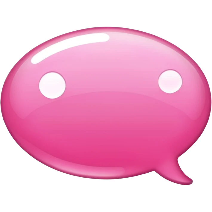 mix color pinks text message emoji