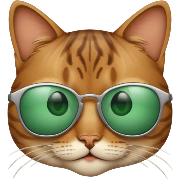 Cat wearing sunglasses emoji