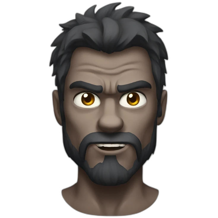 Werewolf very buff emoji