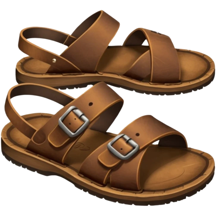 antique men's sandals
 emoji