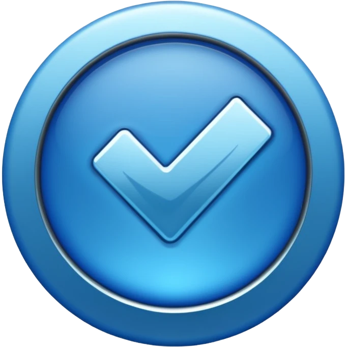 Instagram blue verified tick emoji