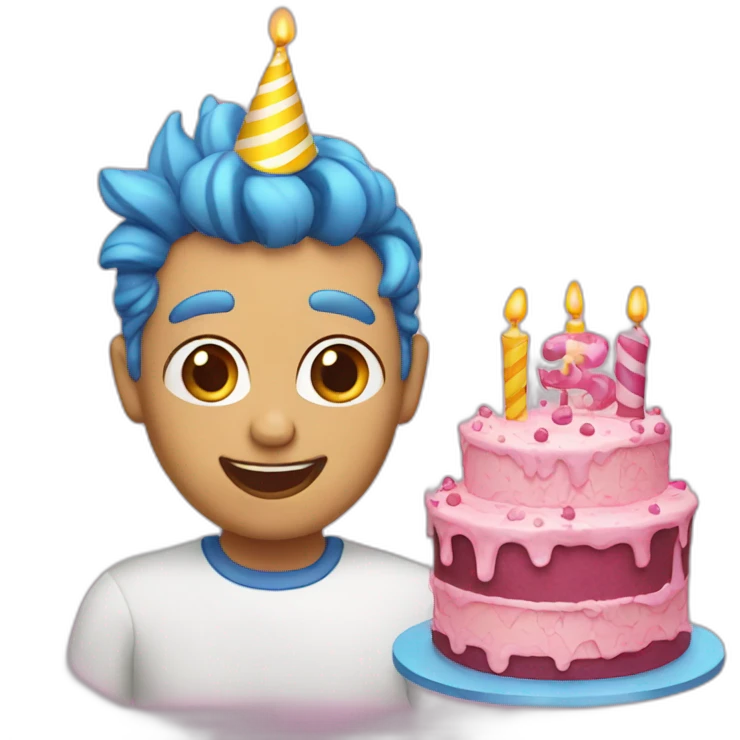 birthday cake emoji