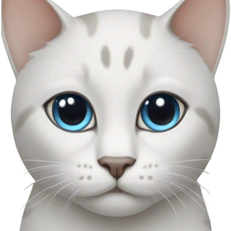 Thai cat with ocean eyes emoji