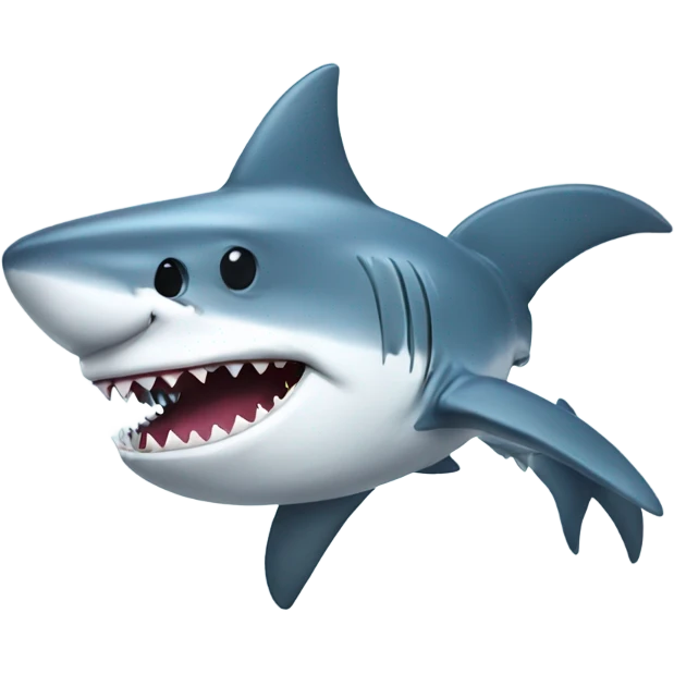 shark with bow emoji