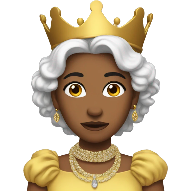 Queen never cry emoji