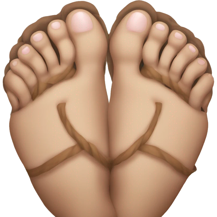Interlocked toes emoji