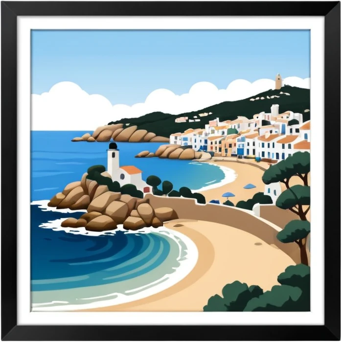 Calella de Palafrugell, charming coastal village in Catalonia emoji