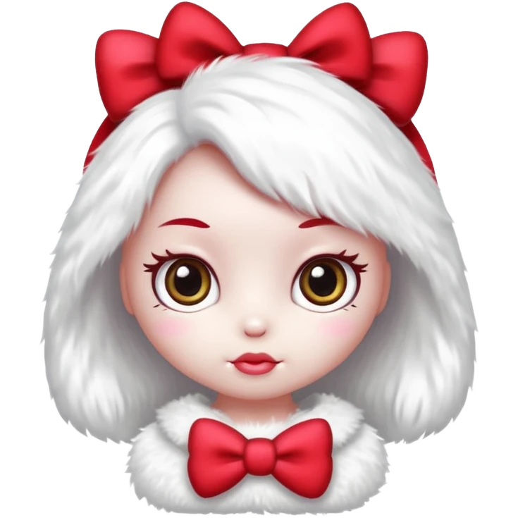 Human like hello kitty style emoji