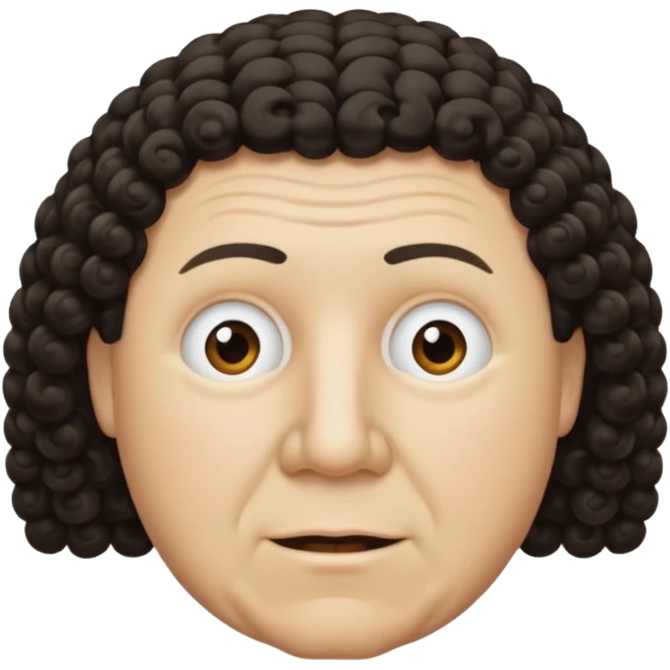 Curly Howard emoji