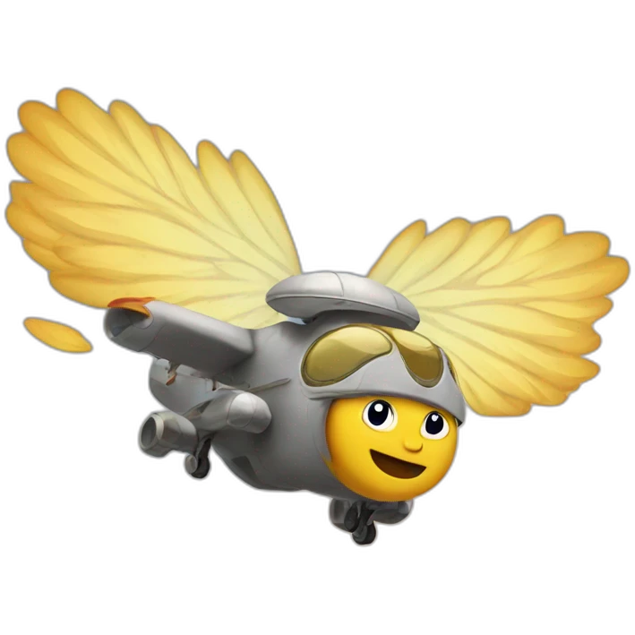 trump fly in the sky emoji