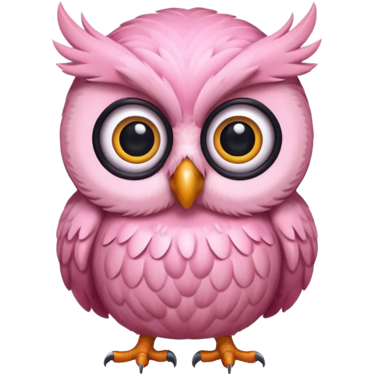 pink owl emoji
