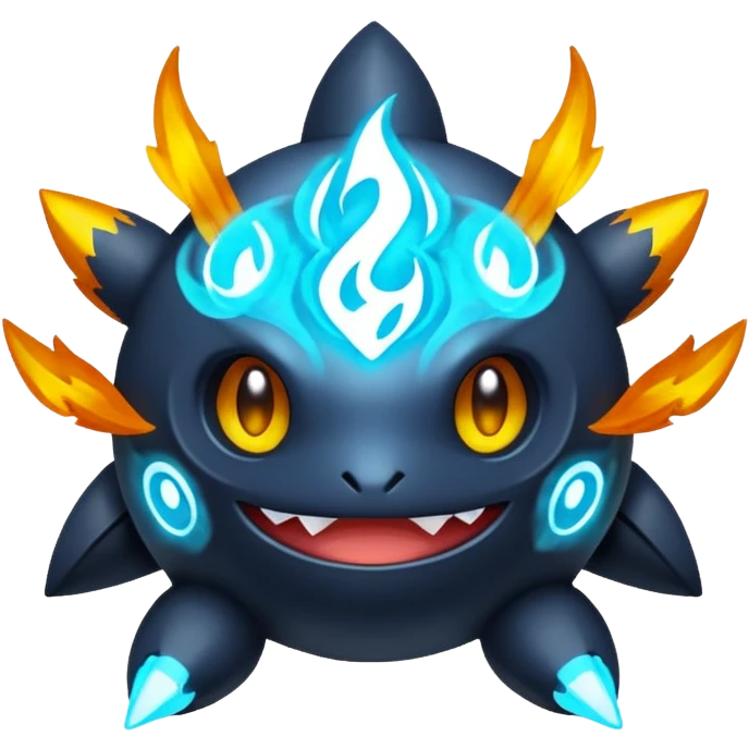 Elemental Dark-type-Electric-type natural Pokémon-Fakémon-item emoji