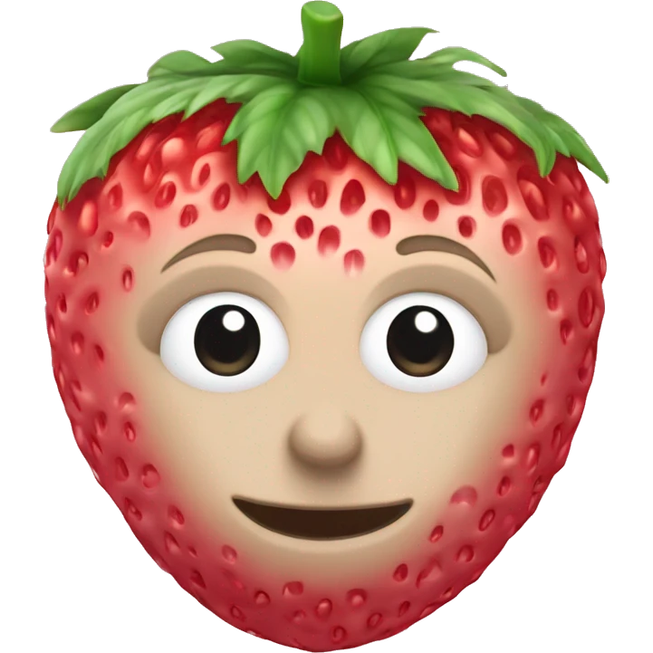Malteada de fresa emoji