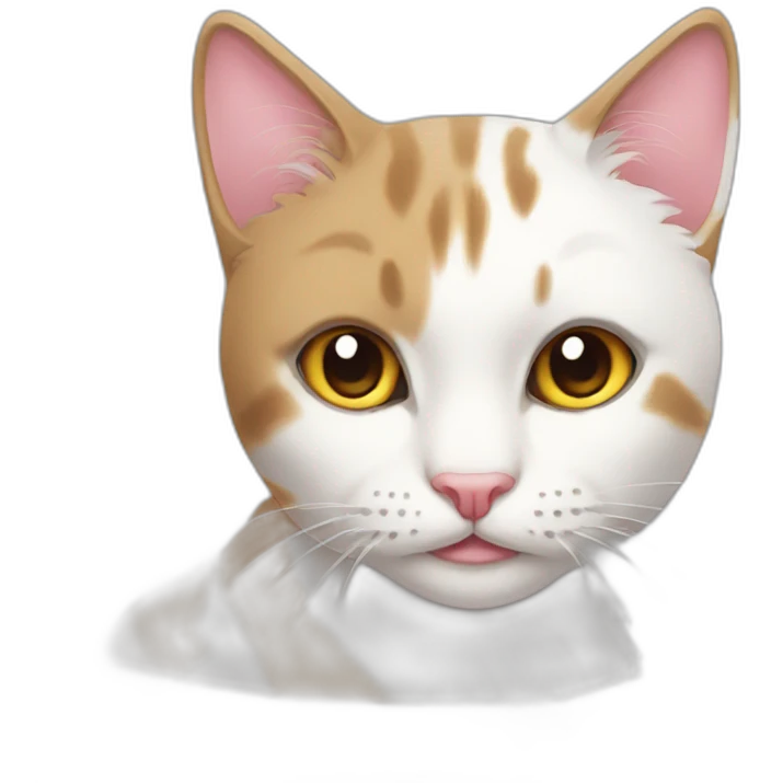 Cat hot emoji