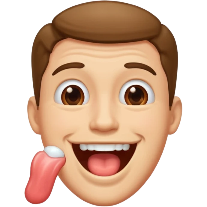 make him drool a lot emoji