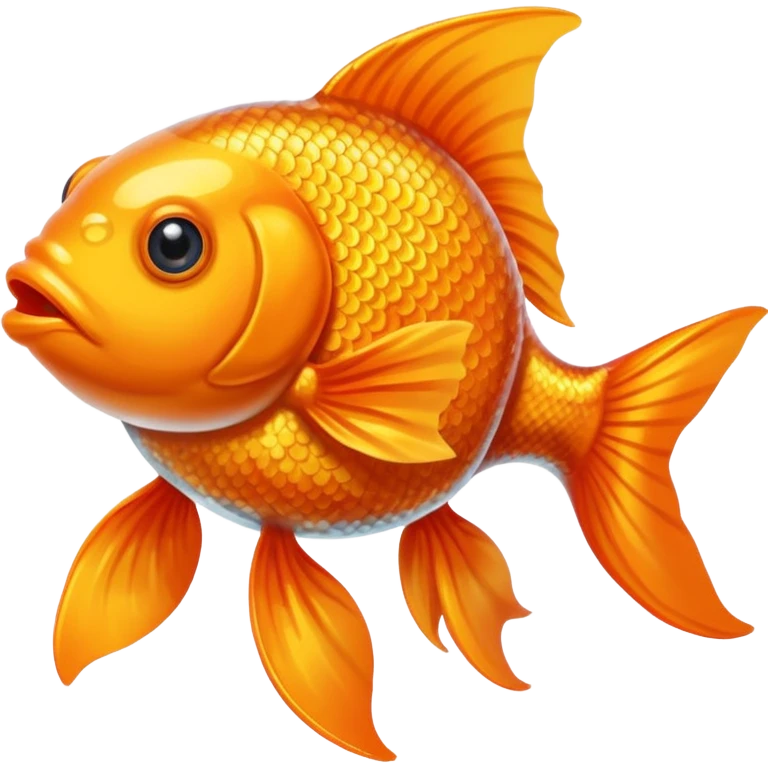 orange gold fish emoji