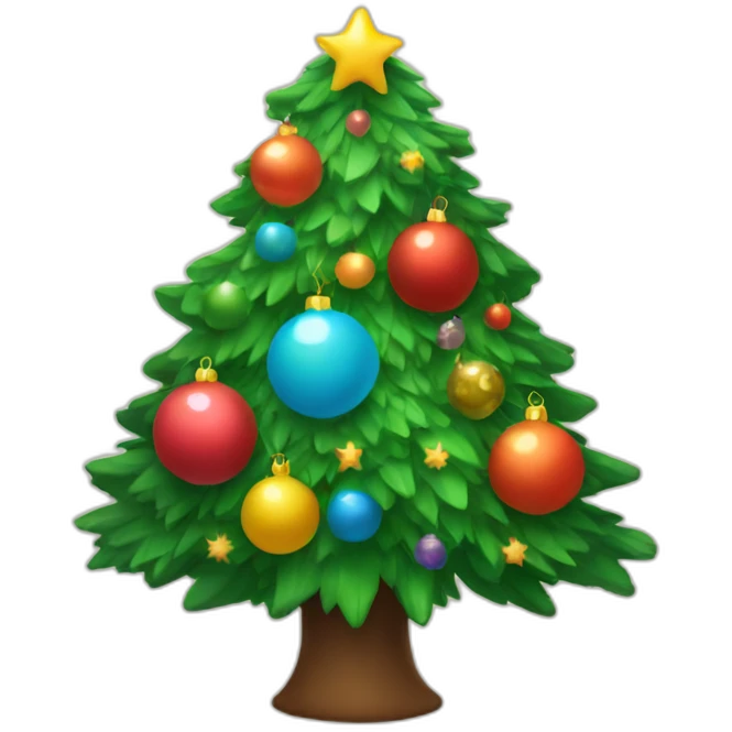 New year tree emoji