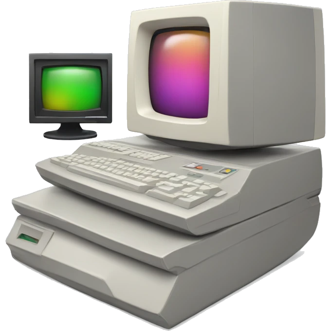 80's computer emoji