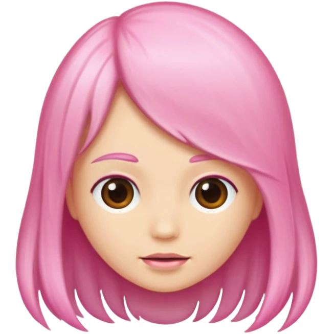 hair follicle, with pink colors emoji