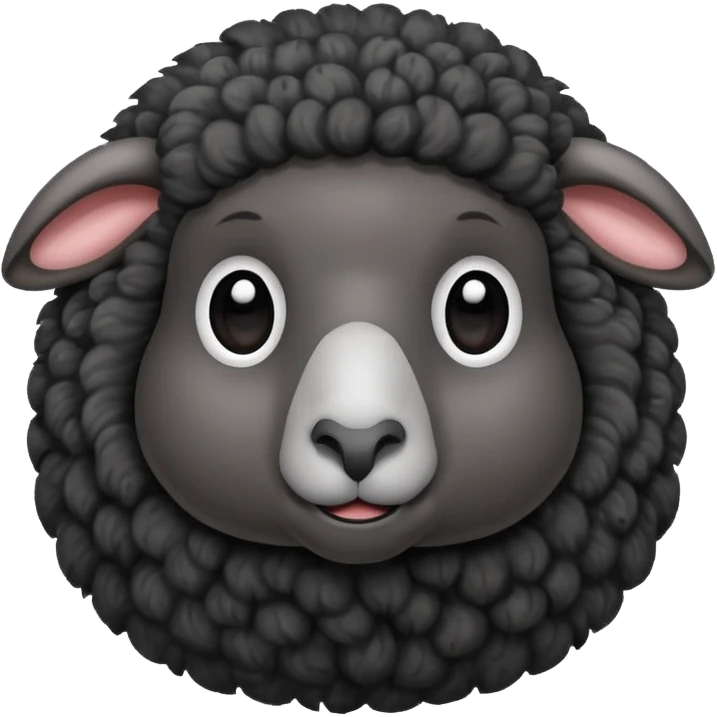 Black sheep emoji
