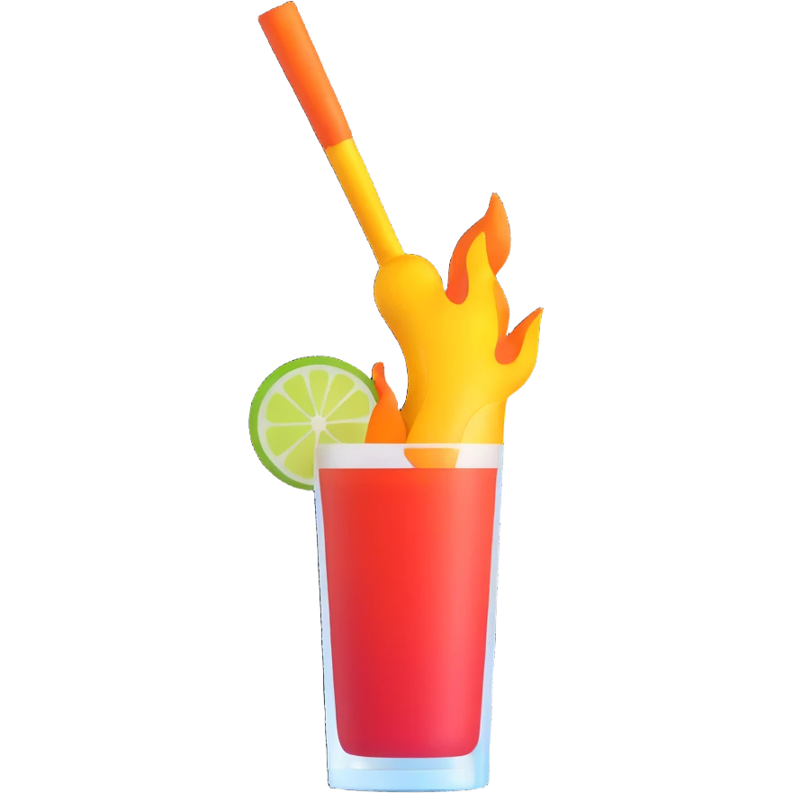 Molotov cocktail emoji