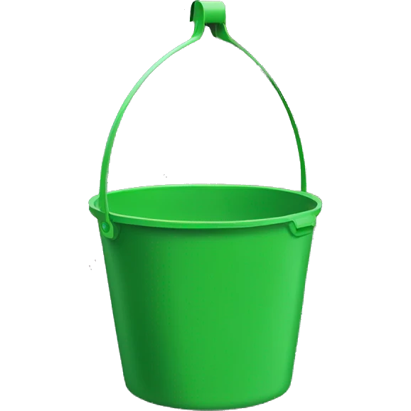 green bucket head digital emoji