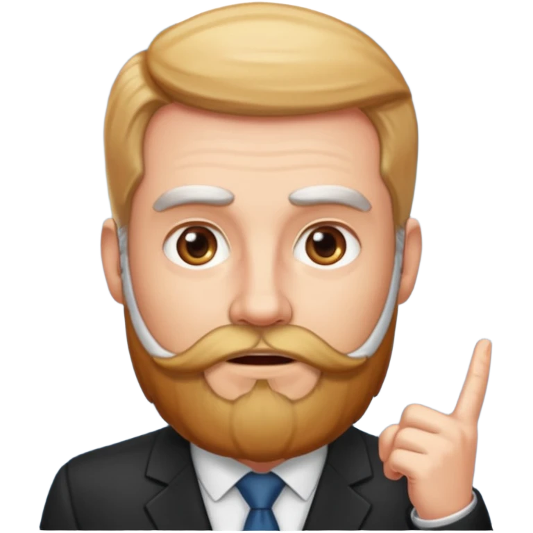 Compliance Boss with light beard , herding policies like a pro emoji